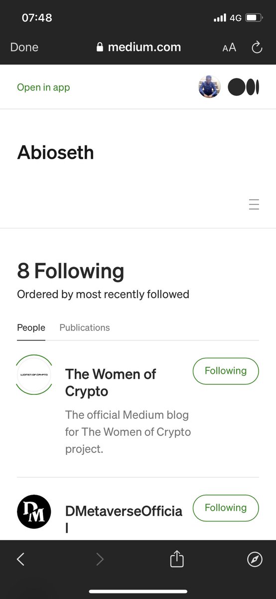 abioseth's tweet photo. @womenofcrypto_ Need more post on medium though https://t.co/L7k5hBqt2R