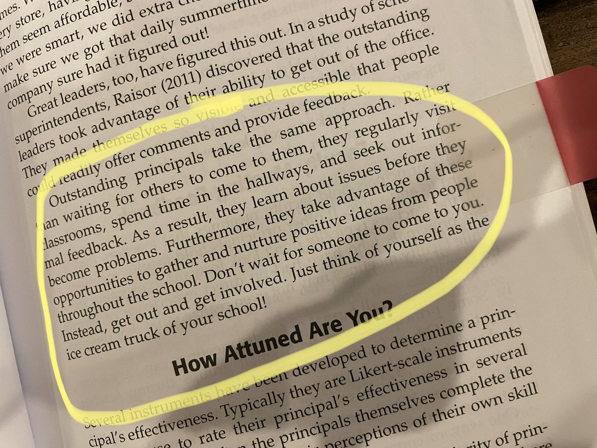 The ice cream truck analogy in <a href="/ToddWhitaker/">Todd Whitaker</a> book, “What Great Principals Do Differently,” is my fav! #dailydropins #feedback #principallife #takerisks #bethe1% #schoolculture