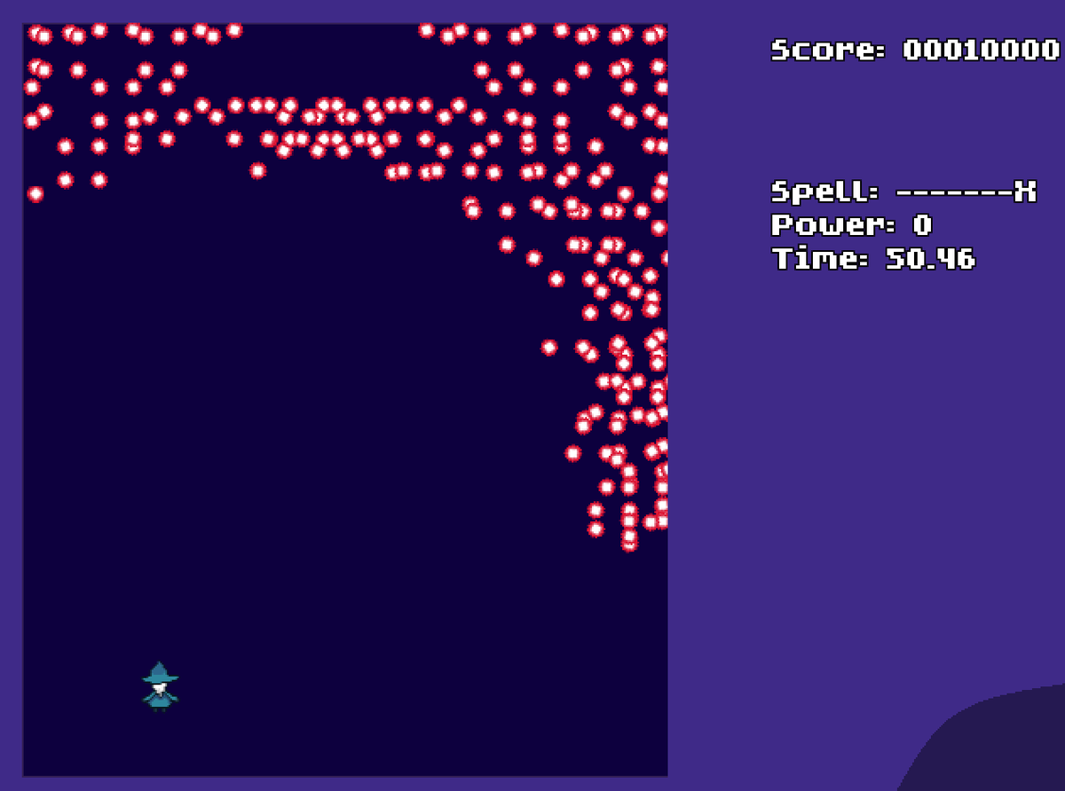 S1lv3rOff's tweet photo. Lesson learned, check your assumptions, don't prematurely optimize. Collision with the player spell (GetType()) was slow in multiples for some reason. #gamedev #GodotEngine https://t.co/Dnhc6HN9If