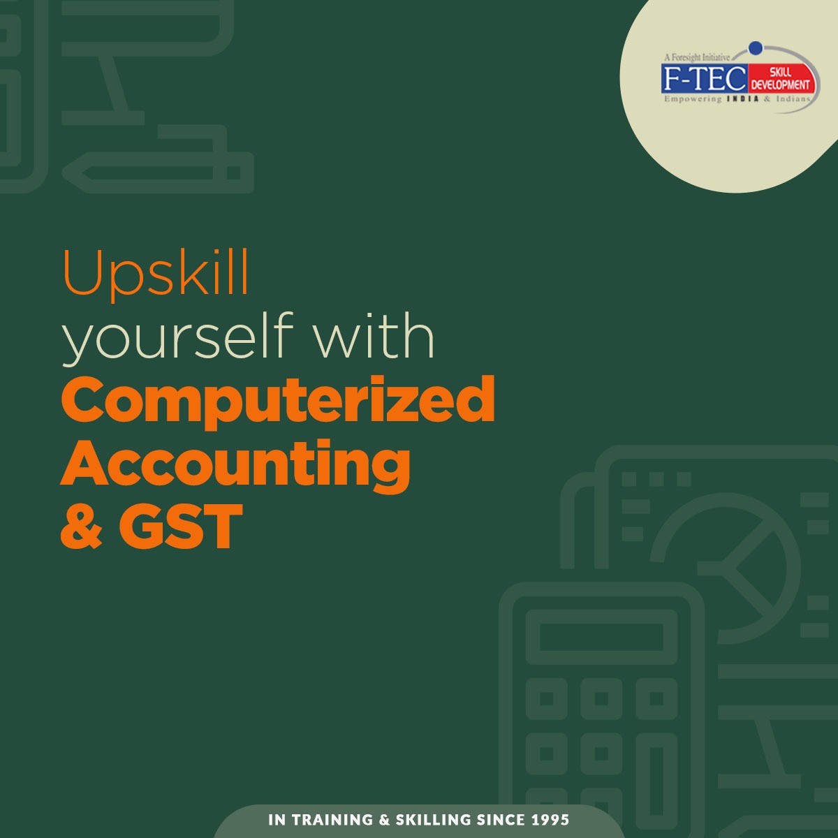 FTECOnline's tweet photo. Skills you will learn in Computerized Accounting &amp; GST.
Enroll yourself in F-TEC Certificate in Computerized Accounting &amp; GST.
For More Information
Contact us at 011-41094328
Email – mailus@f-tec.net.in
Enroll Now - https://t.co/1ph5fRc1Eh 

#FTEC #ComputerizedAccounting #GST https://t.co/i7yuzyANGs