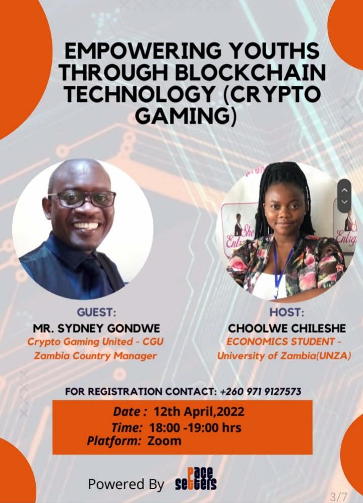 GondweMr's tweet photo. Join Us This Evening As We Talk All Things "Web3 Side Hustles". A True Test Of Empowering Africans & Changing Lives.
#cguinterviews
#BlockchainWeekZm
#blockchaingame
#cryptotraders
@PacesettersBM
@AxieInfinity
@samuraiverse
@aavegotchi
https://t.co/t5v0mMN8Fu https://t.co/Ttx4aTRtIP