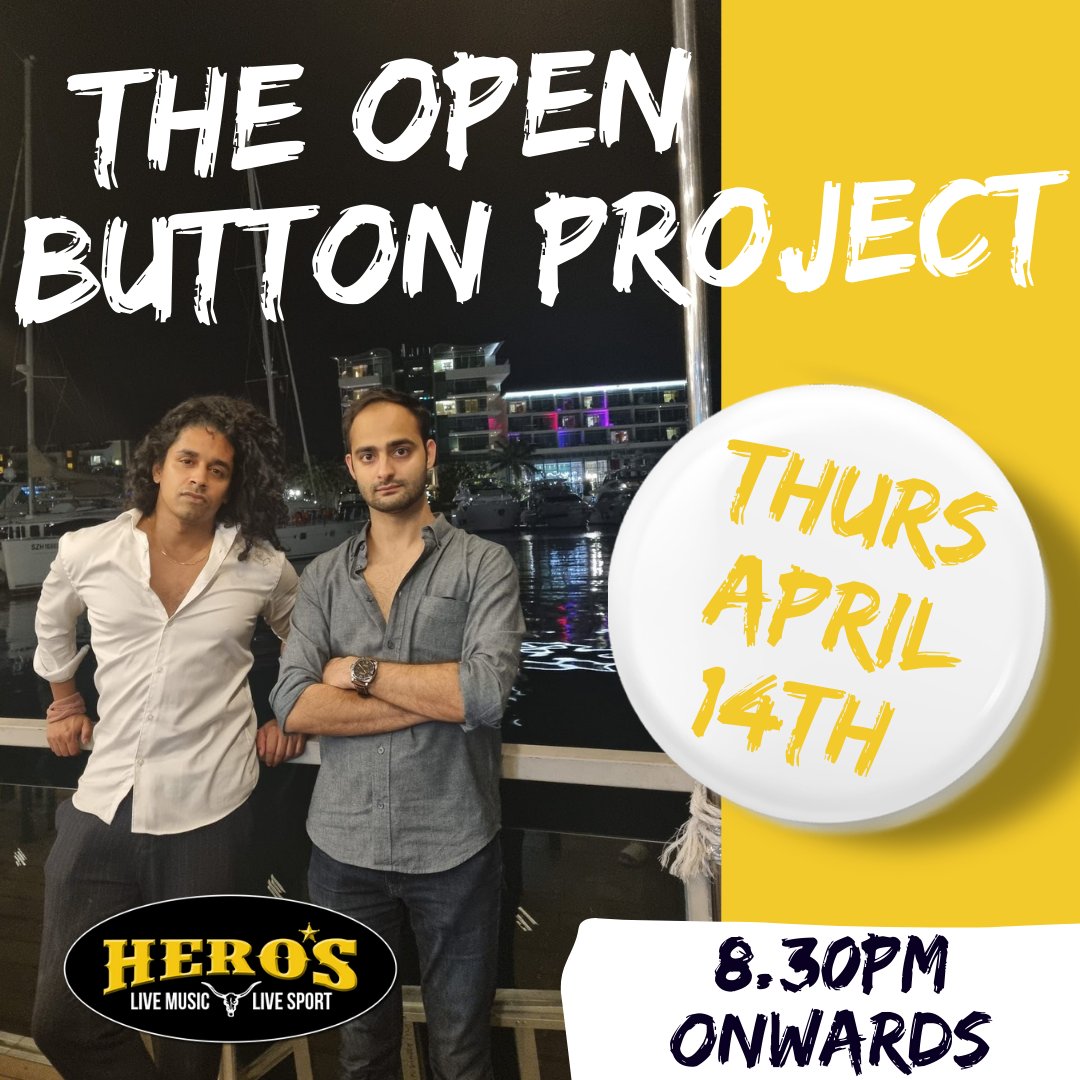 HerosBarSG's tweet photo. This PH eve we’re thrilled to have power duo #TheOpenButtonProject on the #HerosBarSG stage. They will take you down memory lane with some of the most infectious #rocknroll hits of the 60s, 70s &amp; 80s. Limited tables available. #CircularRoadSG #SingaporeRiver #SaveFnBSG https://t.co/Pawcx42wbF
