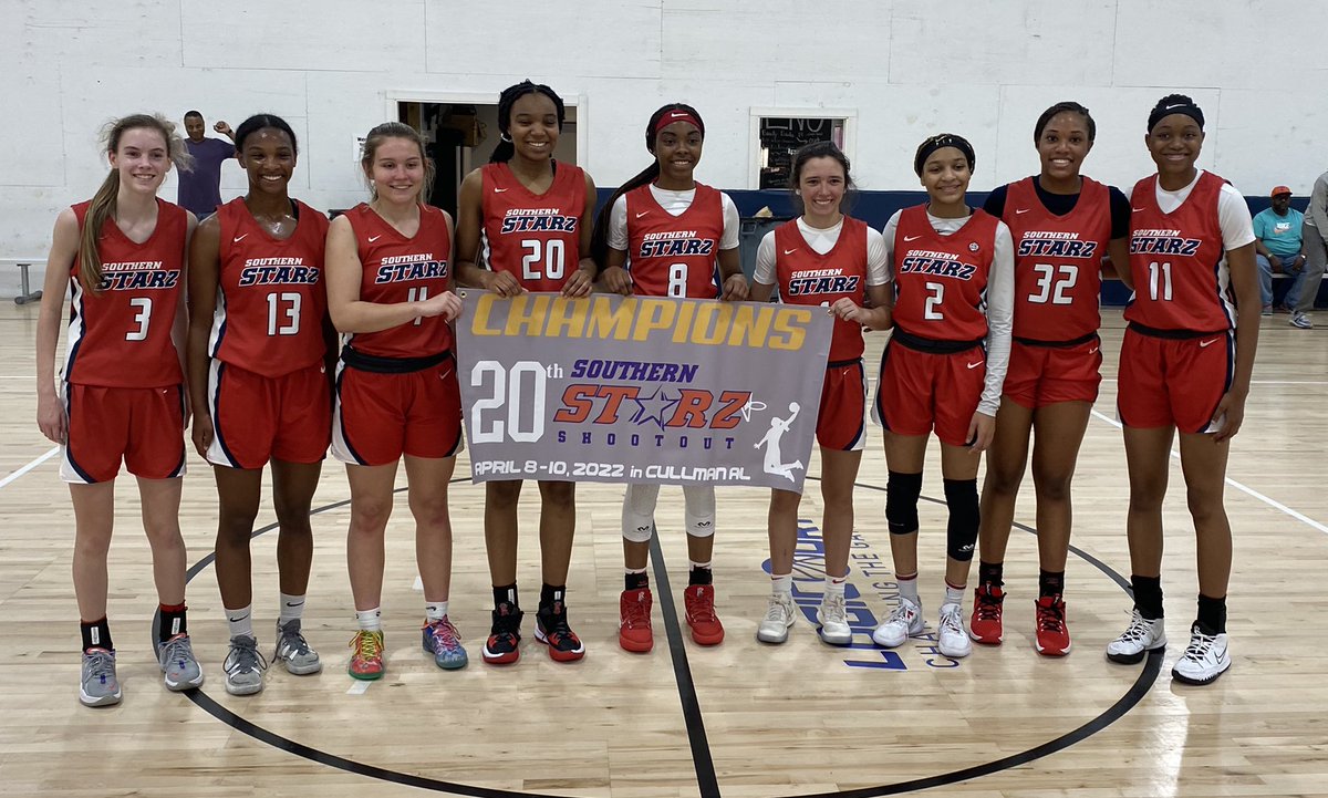 STARZ 16U-Bush NIKE EYBL went 4-0 &amp; defeated TN Flight 16U-Silver NIKE EYBL by 53-38 &amp; KY Premier 16U-Cann NIKE EYBL by 72-38 to WIN the CHAMPIONSHIP of the Destiney 16/17U Division of the 20th Southern STARZ Shootout! 🏆 Congrats to ALL! 👏  Go STARZ! ⭐️  <a href="/DestineyElliot2/">Destiney Elliott</a>