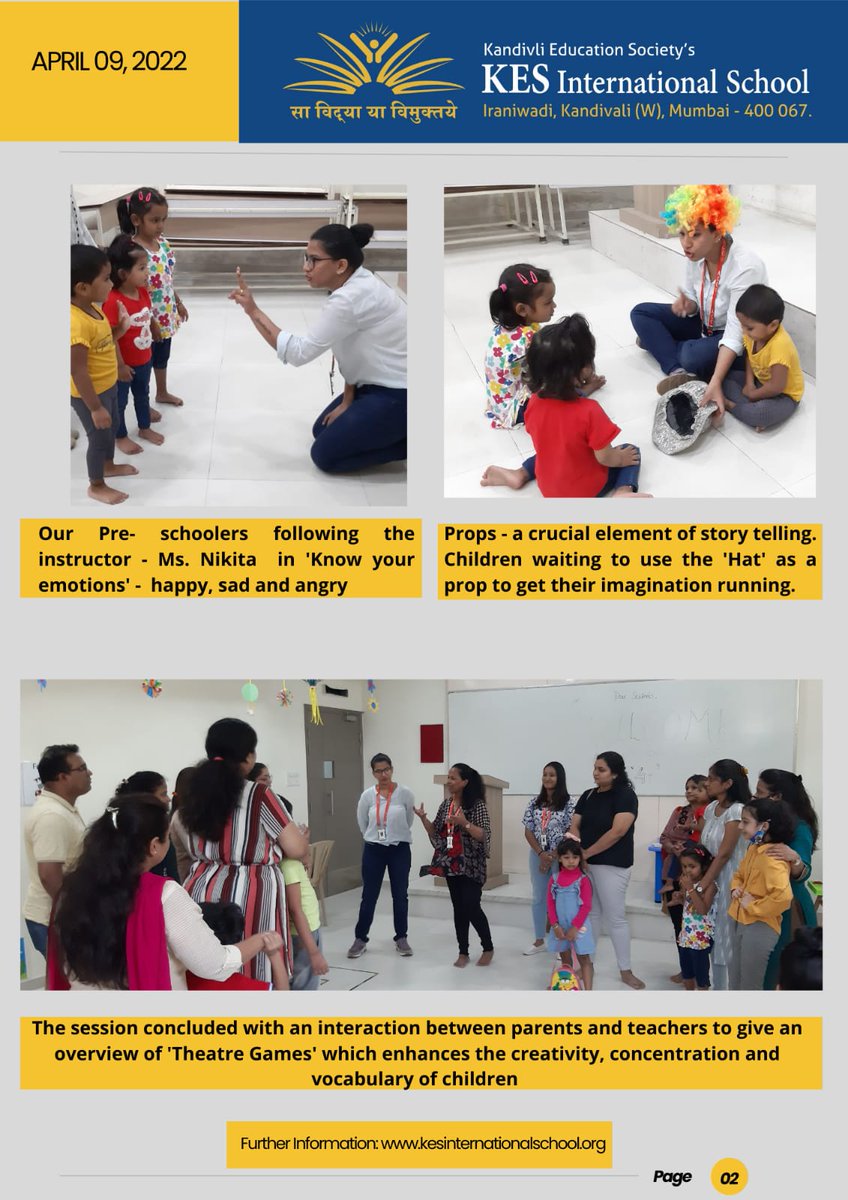 Rashmi2192's tweet photo. #Drama helps children to lose their inhibitions, build their #confidence, enhance their #personality and become strong #publicspeakers! A well conducted session on #speechanddrama by #aceproductions #KESInternationalSchool @raellpadamsee1 @Sujay_Jairaj https://t.co/LrVtTwGb2n