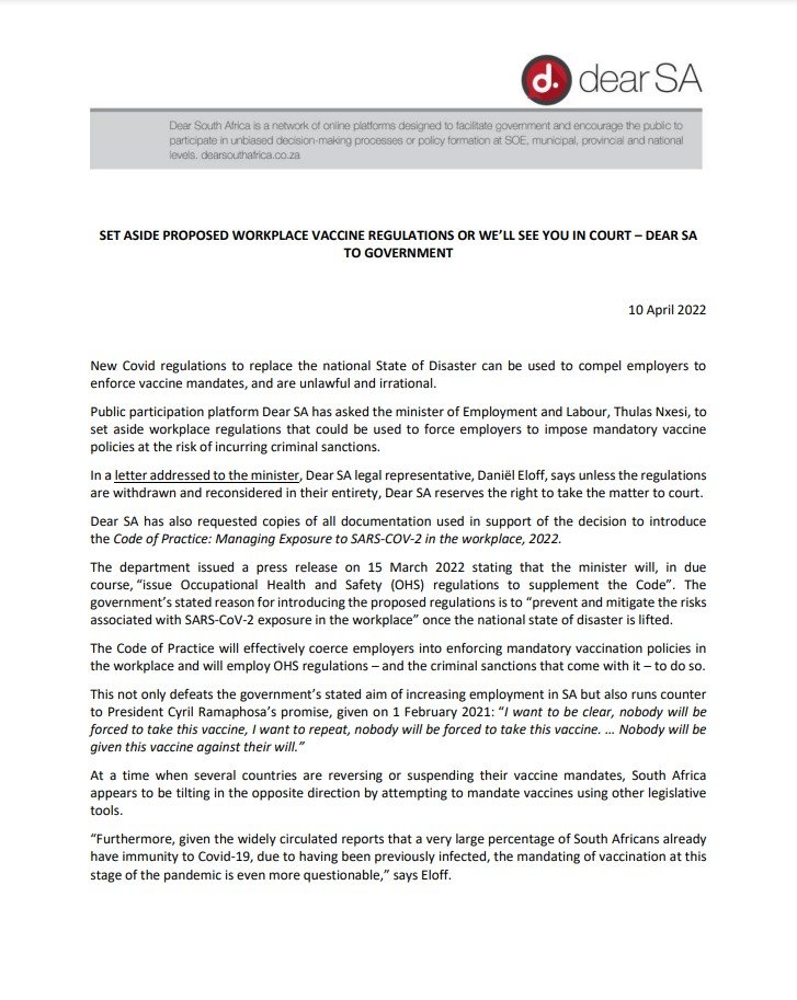 employment court regulations