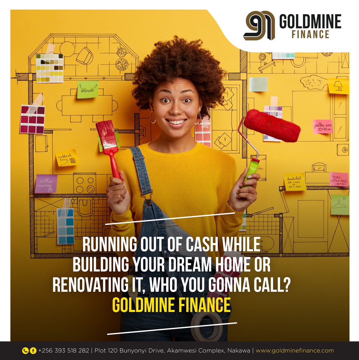 As easy as 1-2-3 you can have more cash in your pocket to finish touching up that dream home. 

#Goldmine #QuickCash #HouseRenovations