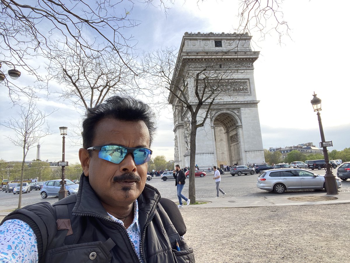 Can’t believe I climbed 270 steps up and 270 steps down the monunent ‘ Arc de triumph ‘ - PARIS !