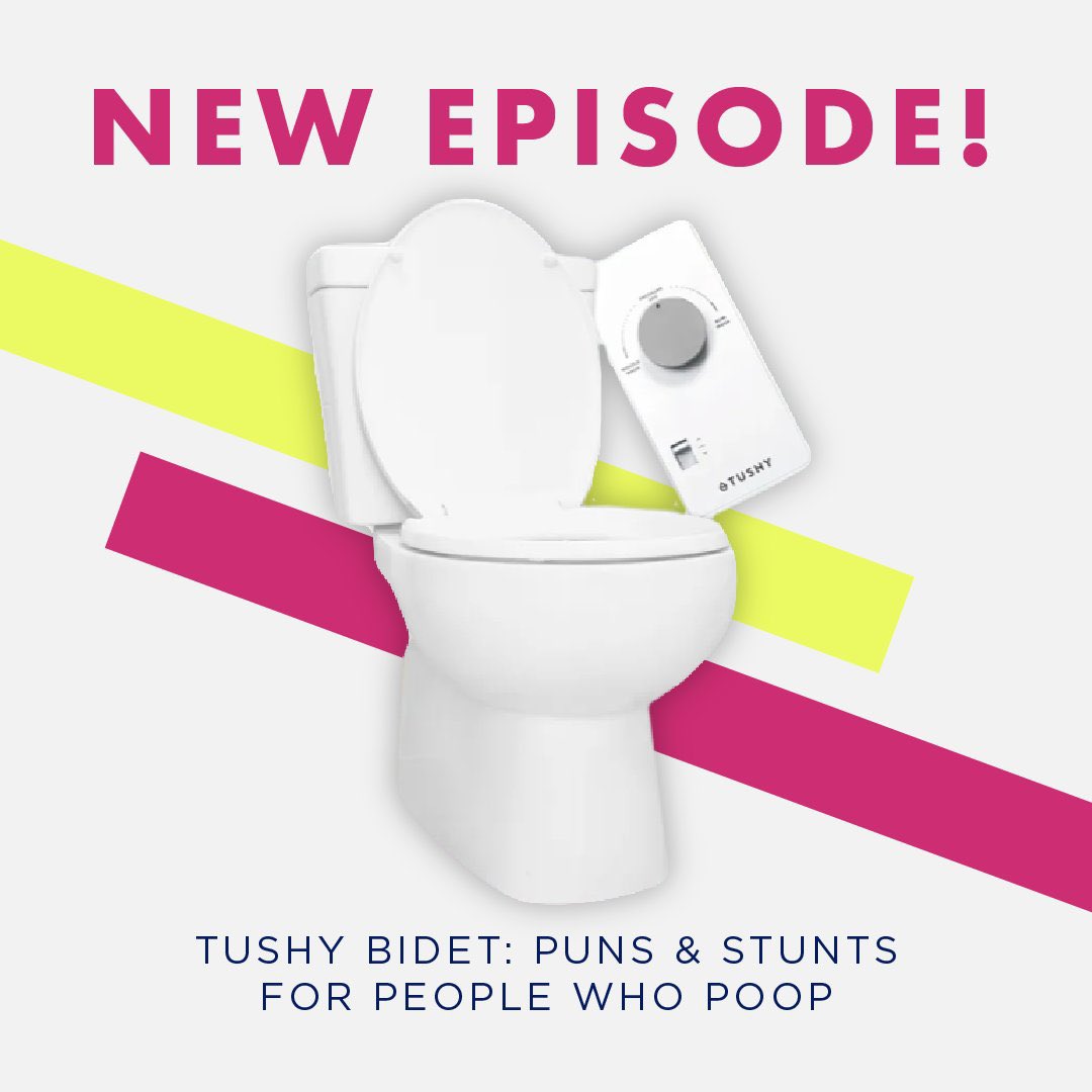 We promise our episode on <a href="/hellotushy/">TUSHY Bidet</a> is not shi*ty 😝💩 listen: podcasts.apple.com/us/podcast/wil…