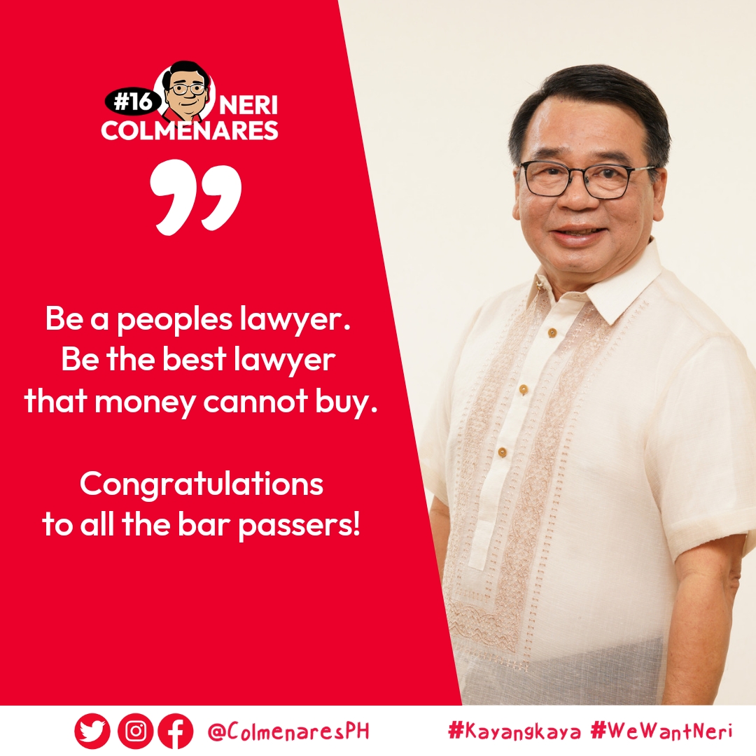 ColmenaresPH's tweet photo. Before the day ends at bago malasing ang lahat ng nagse-celebrate, let me congratulate our new pañeros and pañeras again. #BestBarEver20_21 https://t.co/kj5cDuYHJN