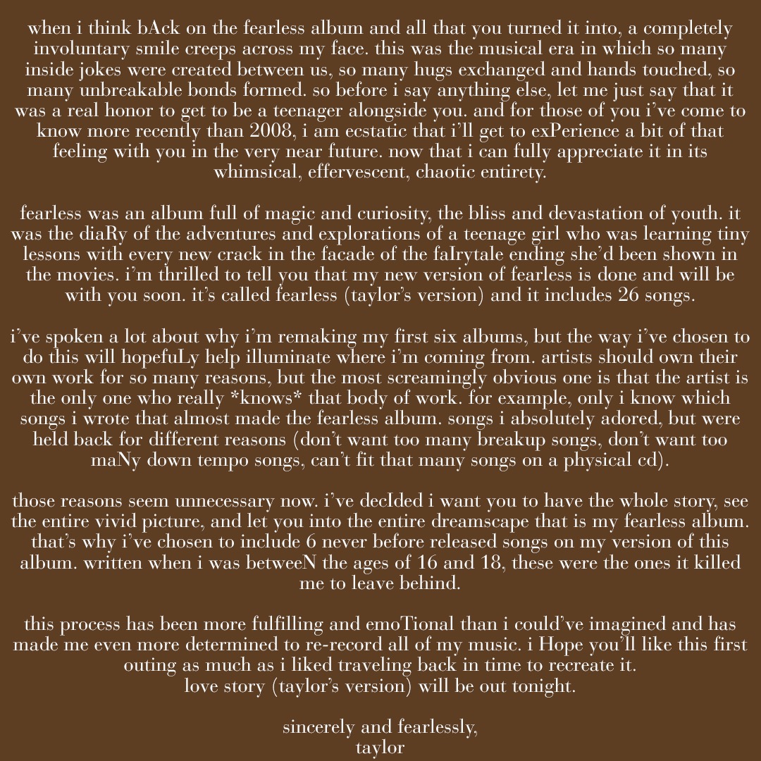 reading this cause' im excited to read another one, another Taylor's Version. ❤️💛 #TaylorSwift