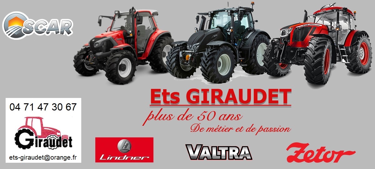 Ets Giraudet (Marmanhac -15) concessionnaire Lindner, Valtra, Zetor, entreprise familiale en développement. Recherche un jeune à former en apprentissage, en Bac Pro MM A ou BTS TSMA.
Formation en centre confiée à l'UFA de <a href="/LBarbanceys/">Lycée des Métiers M. Barbanceys</a>. 
<a href="/CfaLimousin/">CFA Académique du Limousin</a> <a href="/aclimoges/">Académie de Limoges</a> <a href="/DSDEN19/">DSDEN de la Corrèze</a>