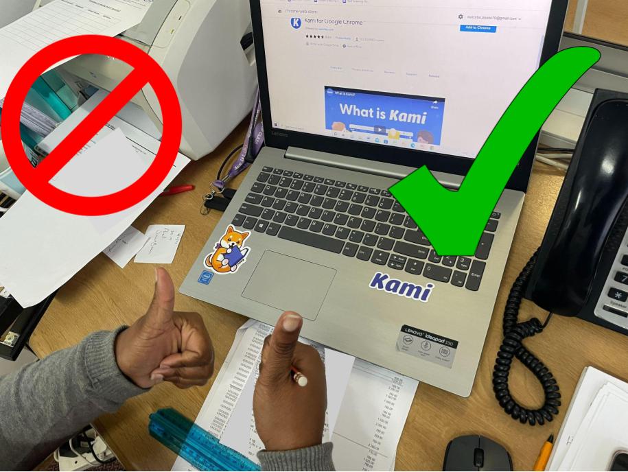 NicoleRennieZA's tweet photo. ๐Trying to go #paperlite? Make sure your front office VIPs (#schooladmins) have @Kamiapp too! They will be super happy to saveโฒ๏ธtime, ๐paper, ๐จ๏ธprinting costs, and hassle by digitally completing + digitally signing documentation in @Kamiapp! ๐ https://t.co/XBbtKn3Cre