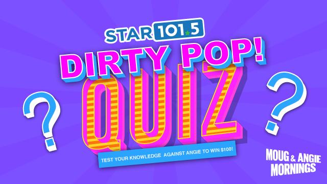 HANKFMSeattle's tweet image. Take the #DirtyPop! Quiz with @mougandangie Mornings and win $100 instantly if you can beat Angie! Can't quite beat Angie? You'll win tickets to see @iamwandasykes on Sept. 9th at @McCawHall!

Listen for when to play and see contest details at STAR1015.com!