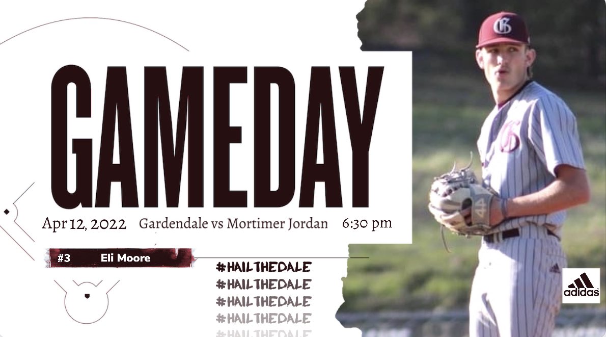 GdaleHSBaseball's tweet photo. 🚨ROCKET BASEBALL TODAY!🚨

🆚 Mortimer Jordan Blue Devils
⌚️ 6:30 pm
🏟 Gardendale High School
📍 Gardendale, AL
🎟 https://t.co/STcdumOCA8

#HailtheDale https://t.co/n7VDsBbFsH