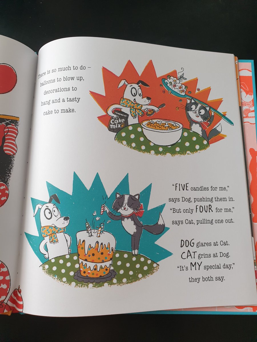 Cat &amp; dog are best friends, they do everything together. But when cat insists that dog's birthday is also his special day - and tries to take over - they end up falling out. Amusing tale of #friendship #rivalry #sharing and, of course, #birthdays. #picturebook <a href="/HachetteKids/">Hachette Children's Group</a>