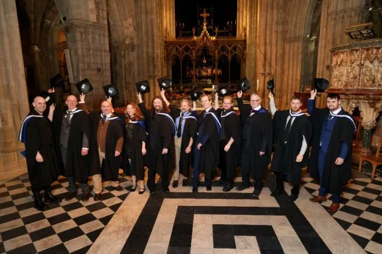 #Graduation celebrates new generation of #heritage heroes: buff.ly/3JvoQlb

@GlosCathedral @WorcCathedral @Ecclesiastical @HamishOgstonFdn @HistoricEngland @benefactgroup @cwfcathedrals #construction #historicconservation #environmentalsustainability