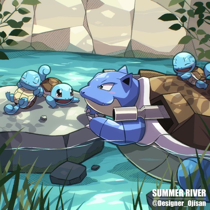 「squirtle tongue」Fan Art(Latest)