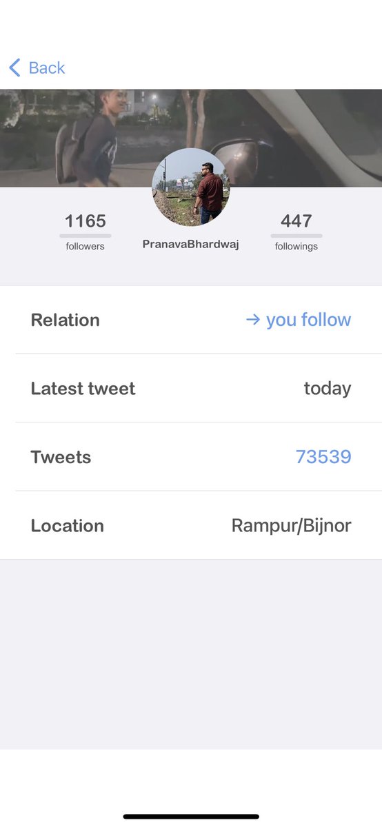 lonermonkeyy's tweet photo. @PranavaBhardwaj kya bhai kya ho Gaya ??? #FollowUnfollow game hai kya ?? https://t.co/InkgqJfIHO