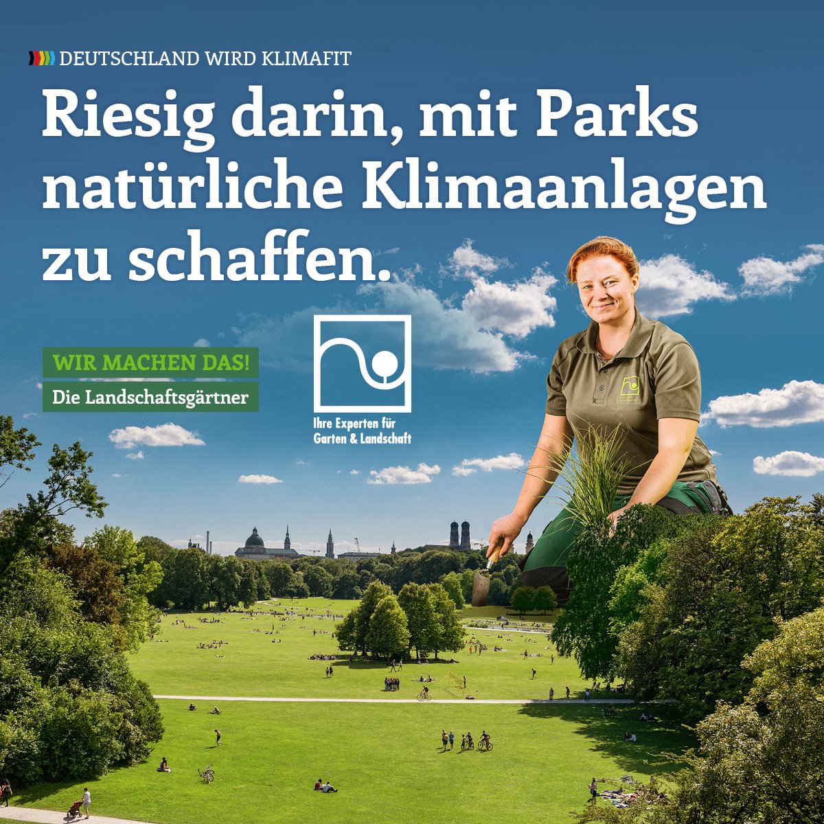 #Parks und #Grünflächen wirken vor allem in heißen Sommermonaten wie eine natürliche #Klimaanlage. Deshalb müssen sie von #LandschaftsgärtnerInnen klug angelegt und gepflegt werden, um diese Funktion über Jahre hinweg erfüllen zu können. Mehr Infos 👉🏼 
galabau.de/klima#hitzeins…