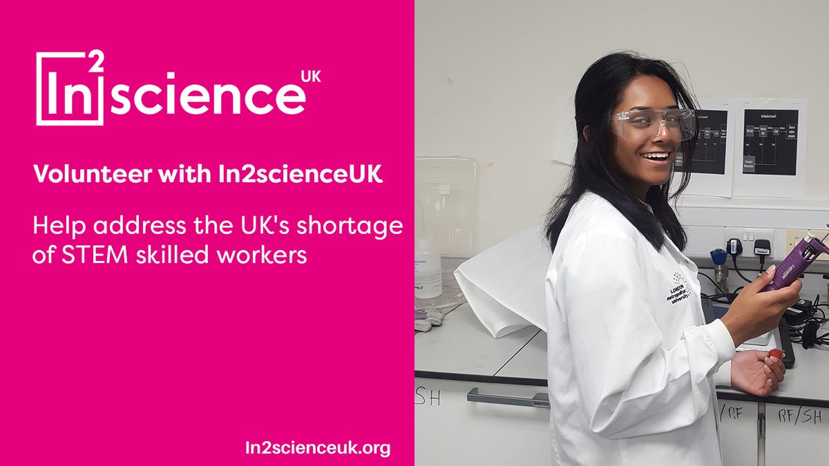 We are still looking for Researchers and STEM professionals, to support young people for a 1 or 2 week placement this summer. Check out our FAQ page, which provides everything you need to know about hosting a student placement this summer ↙️
in2scienceuk.org/volunteers/hos…