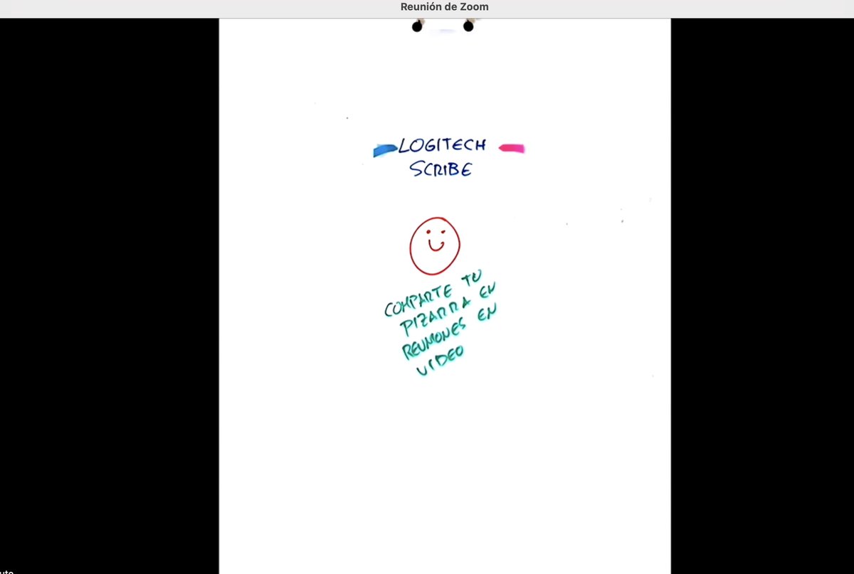 juanmerodio's tweet image. Compartiendo mi pizarra en una reunión virtual con la cámara de @LogitechVC

#GetEveryoneOnBoard #LogitechScribe #AD