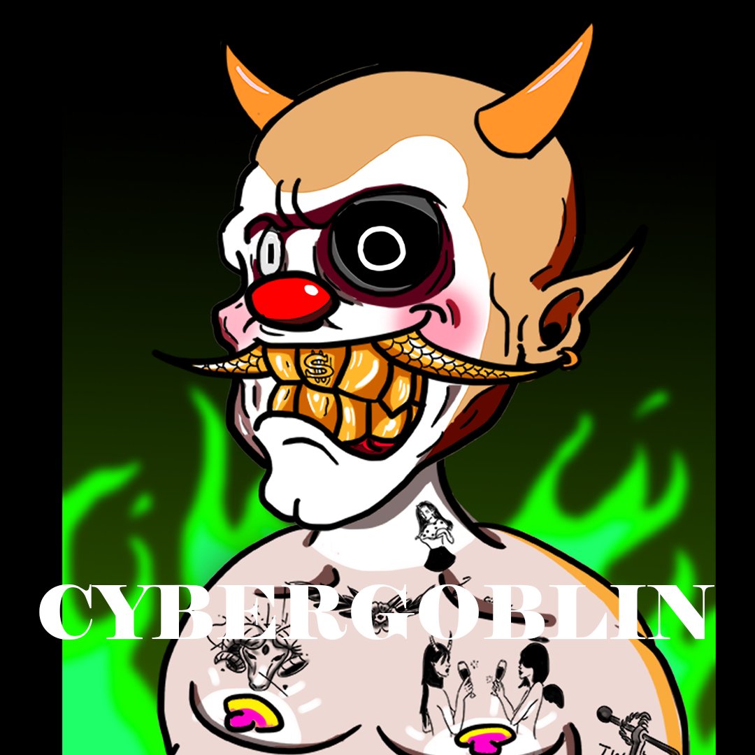 demoncyber3's tweet photo. 🔔Sneak peak:
Opensea:CYBERGOBLINS
Open box on 04/16

#nft #social #club #willsmith #artfortheday #eth #crypto #nftpremiere #nftart #nftgiveaway #cryptoart #nftcollection #cryptopunk #taiwan #gang #nftcommunity #cybergoblin #taiwan #stevenuniverse #nftcollector #gold #goblin https://t.co/gHaRukhNnu