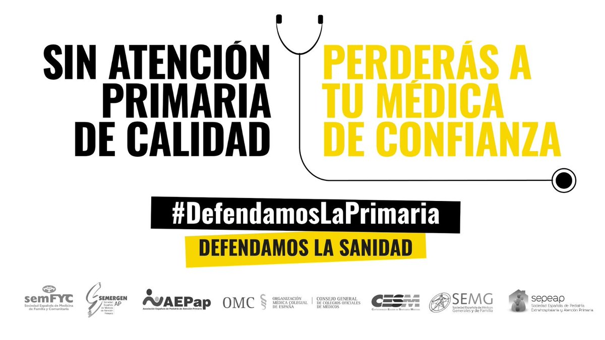Defendamos la #Sanidad #DefendamosLaPrimaria 

<a href="/APERMap_/">APERMap</a> <a href="/cesmmur/">CESM Región Murcia</a> <a href="/smumfyc/">SMUMFYC</a> <a href="/semgmu/">SEMG Murcia</a> @damedium <a href="/UCAM_Medicina/">GRADO EN MEDICINA UCAM</a> <a href="/SEMERGENmurcia/">SEMERGEN Murcia</a> <a href="/Murciasalud/">Murciasalud</a> <a href="/regiondemurcia/">Gobierno de la Región de Murcia</a>