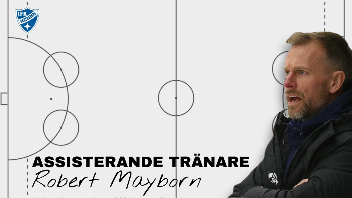 Robert Mayborn är klar för 2 nya säsonger som assisterande tränare i herrlaget!