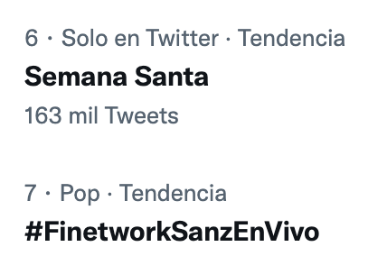 finetwork's tweet photo. Hay una cosa clara ahora mismo, y es que tenemos a La Semana Santa por delante #FinetworkSanzEnVivo https://t.co/z5Coriovya