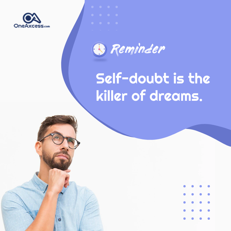 OneAxcess's tweet photo. Self doubt killed more dreams than failure ever will.Stop doubting, and take action no matter what.
https://t.co/adv9MAEwDb
#contentcreator #instagramgrowth #Influencers #influencer #influencermarketingplatform #brandmarketing #newcampaignlive #oneaxcess
 #reminder https://t.co/k34cB43LGf