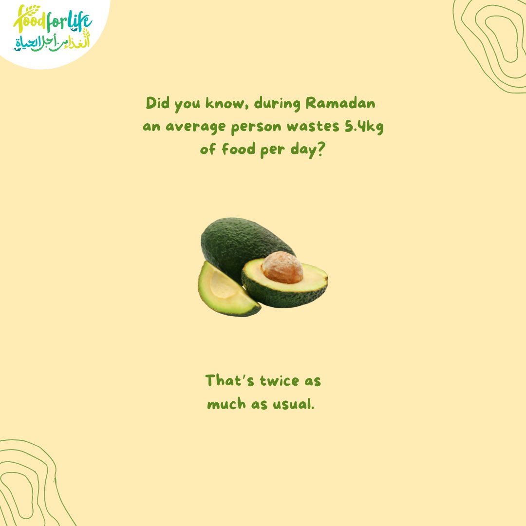 herogomena's tweet photo. Did you know that during this holy month of Ramadan, we waste twice as much food as usual? What if we tell you there are easy ways to stop this? Follow our guided series for useful tips https://t.co/ixAh9i24ue #ramadankareem #letsfightfoodwaste #foodwaste #foodforlife @ews_wwf https://t.co/57WTgl3fVO