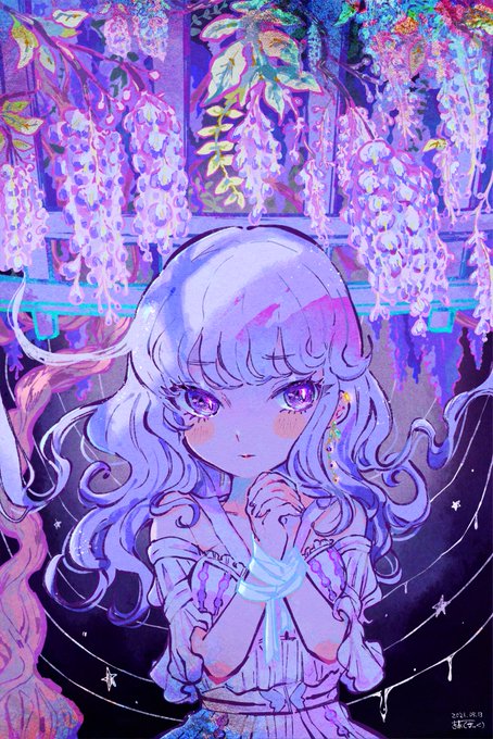 「ドレス 紫」のTwitter画像/イラスト(古い順)