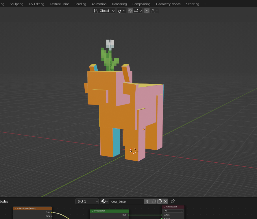 varieteaa's tweet photo. here's a teaser for something new I'm trying out👀🐮
#blenderart #Minecraft https://t.co/5qybkHol8b