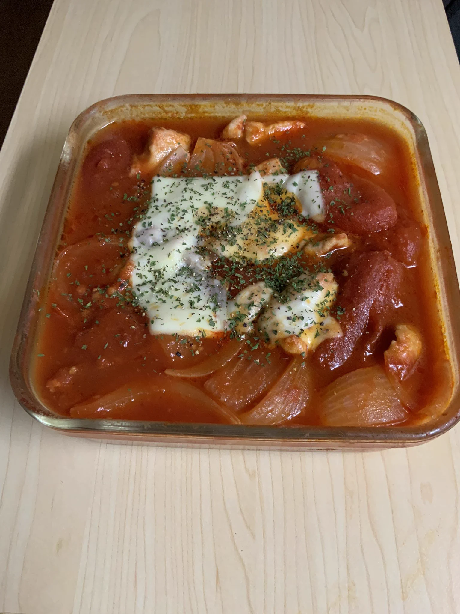 悲劇のトマト缶は買い置きの違うやつ使いましたw
缶切り入手して未来の自分に期待しよw  