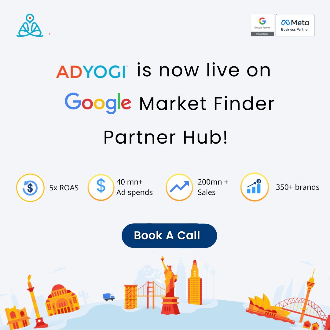 AdyogiPlatform's tweet photo. 🔎 Find Adyogi on Google Market Finder Hub as an international growth expert!
🌎 📈 Growing your business internationally just became easier
Book a Call - https://t.co/NtszYO0ORD
#IGAP #googlepartners #internationalgrowthpartner #growthprogramme #growthexpert #ecommerce https://t.co/AUrGYt2kgB