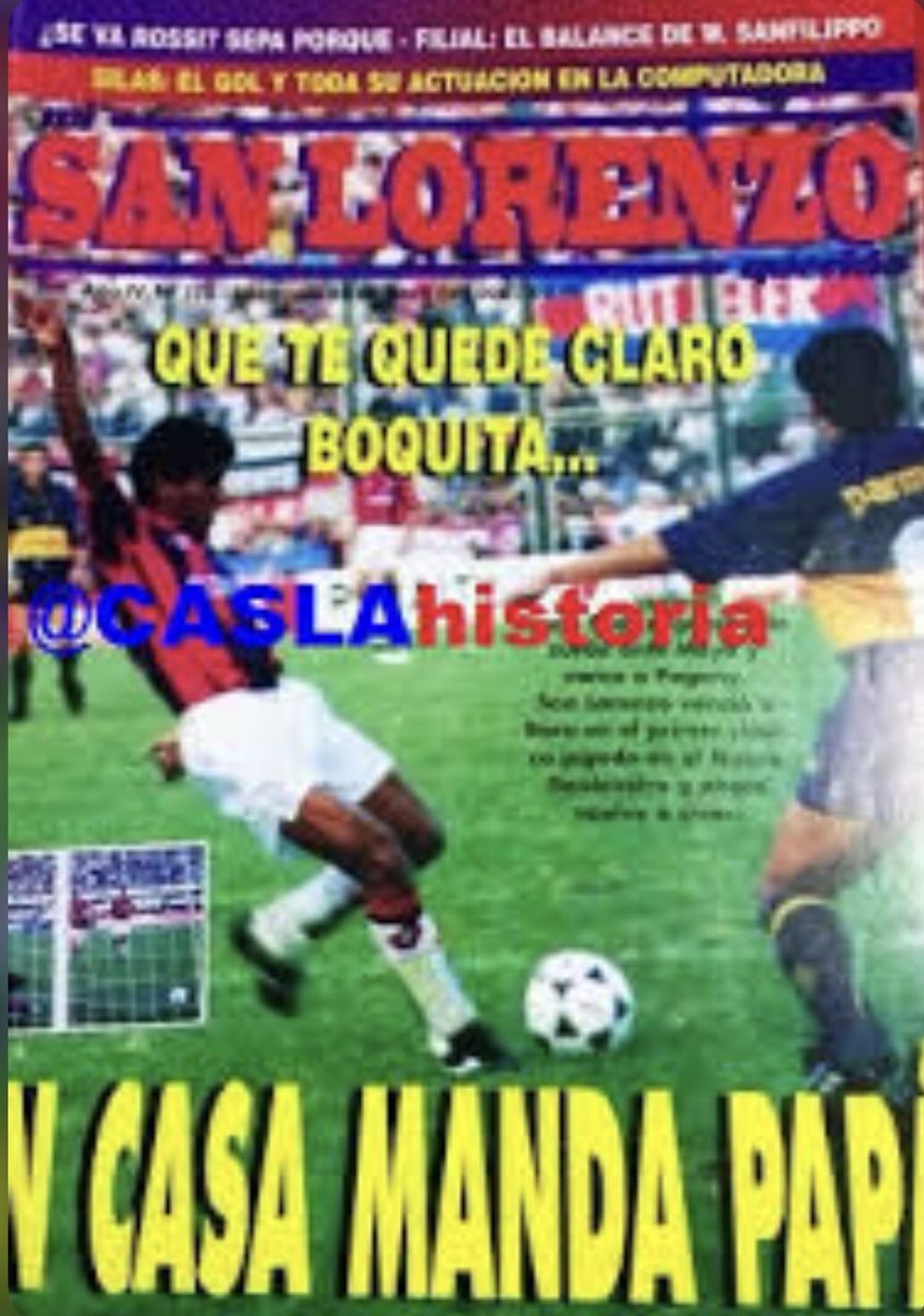 SanLorenzoSeni1's tweet photo. El martes 12/04/1994, Boca visitaba por 1ra vez el Nuevo Gasometro y como manda la historia gana San Lorenzo 1-0.
Esa tarde debutó el enorme Paulo Silas🇧🇷, quien a los 24’ del ST mediante un golazo selló el resultado.
Comenzaba la leyenda: Silas un jugador de galera y bastón💙❤️ https://t.co/cdkbEAq2I1