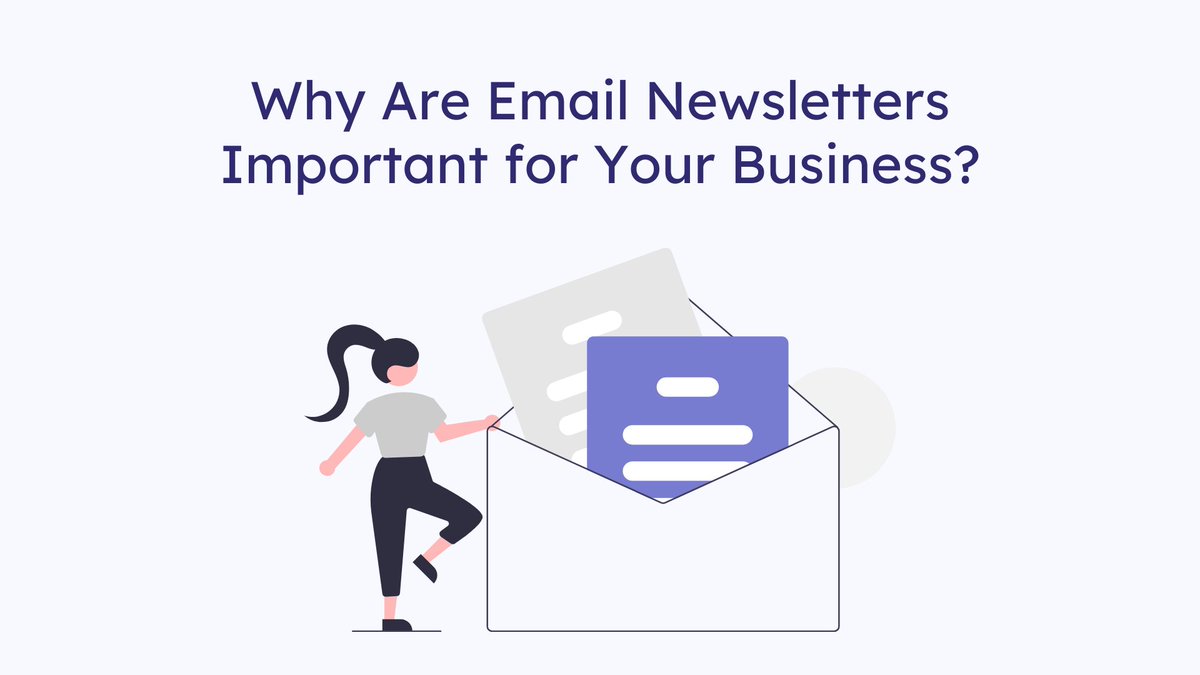 No matter the industry, email newsletters are an important part of a successful marketing strategy. If you're not utilising this channel, you're missing out. So, what are the benefits of newsletters and why should your business have one? Read more: bit.ly/354ob96
