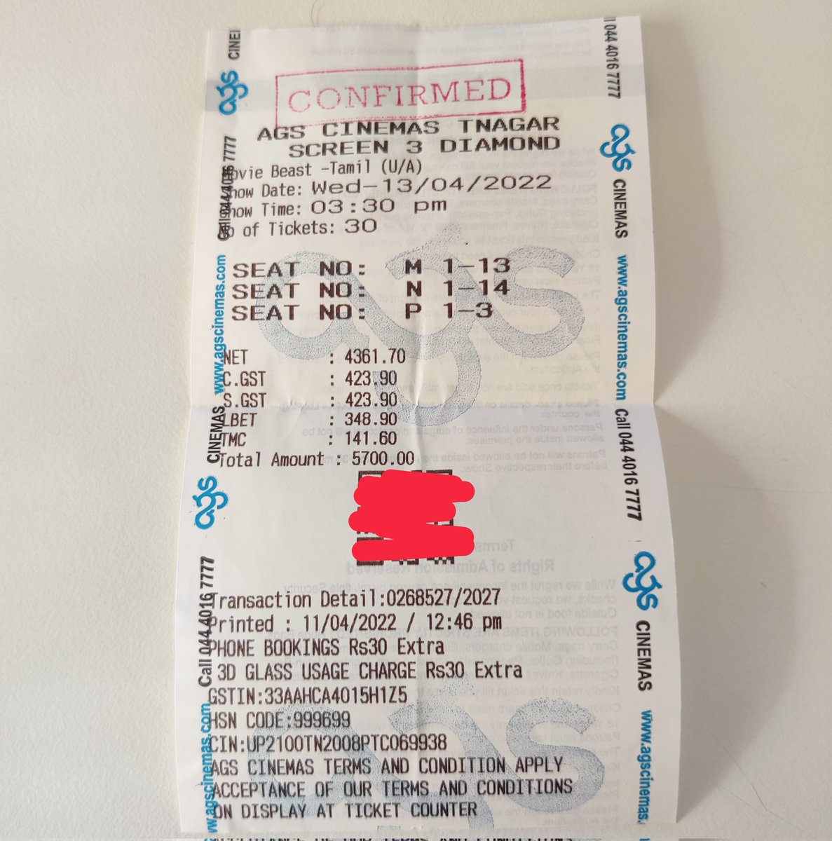 Nautonetweets's tweet photo. #VeeraRaghavan #BeastFDFS #BeastTickets #BeastModeON #Beast #ThalapathyVijay𓃵 #ThalapathyVijay https://t.co/nMYlxv3or5