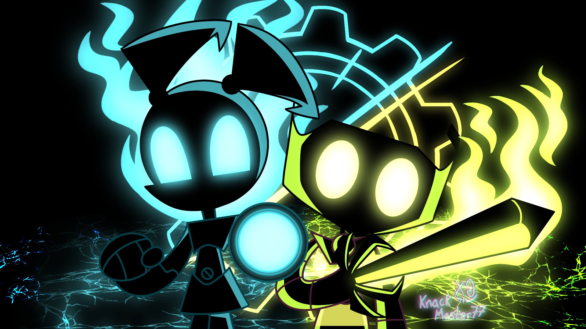 Jenny XJ9 and Jones Maleiva (マレイバ) - Illustrations ART street