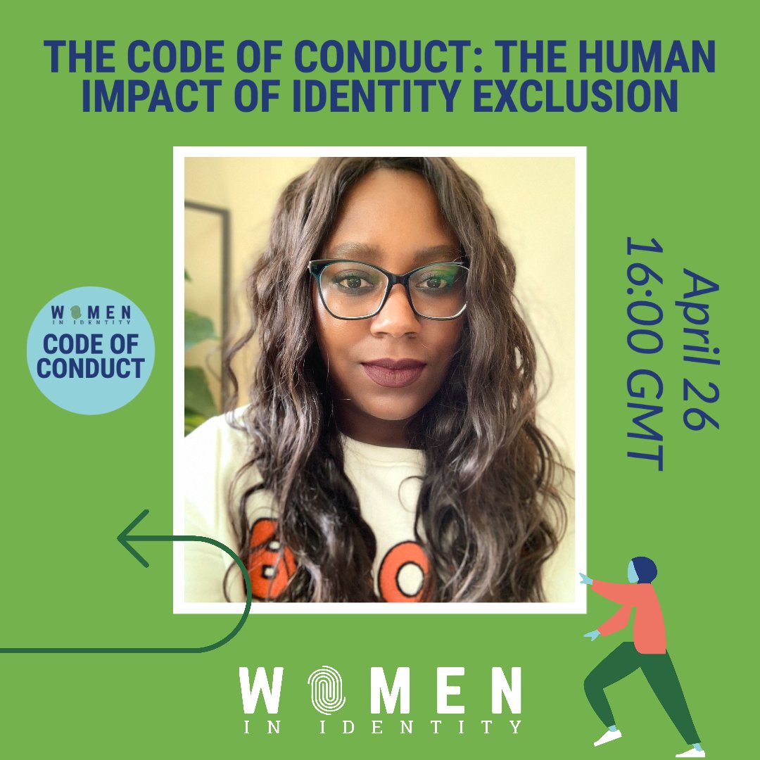 WomeninID's tweet photo. #WomenInID is organizing a panel discussion on the findings of our #IDCodeOfConduct research about the Human Impact of #IdentityExclusion 🙌 One of the speakers is the research lead @LMAtem!

Register here: https://t.co/u6j9d4R9mf

#DiversityByDesign #ForAllByAll https://t.co/FywBAvGV9P