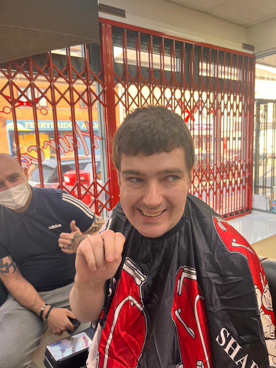 MillenniumSupp's tweet photo. Gavin has had his first haircut in the community in years! 

https://t.co/RsyU8dR5uu

Well done Gavin and team! 

👏👏👏

#ProudToBeAMillie #MillenniumSupport #LearningDisabilities #Autism#AutismAwareness https://t.co/1OLF2jn9tG