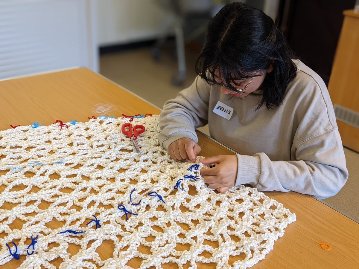 StockwoodDC's tweet photo. Take a look at these behind the scenes images of our volunteers, @MuseumMakers &amp; @ChoiShineArch who've spent the past few days working alongside each other to piece The Lace Trees project together. 

Just a few days to go now!

#lacetrees #museummaker #art  #volunteering https://t.co/xrnVhRX5f6