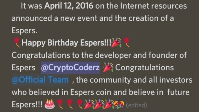 🎉HAPPY BIRTHDAY ESPERS 🎉
#web3 #siteonchain #NFTs #blockchain #espers