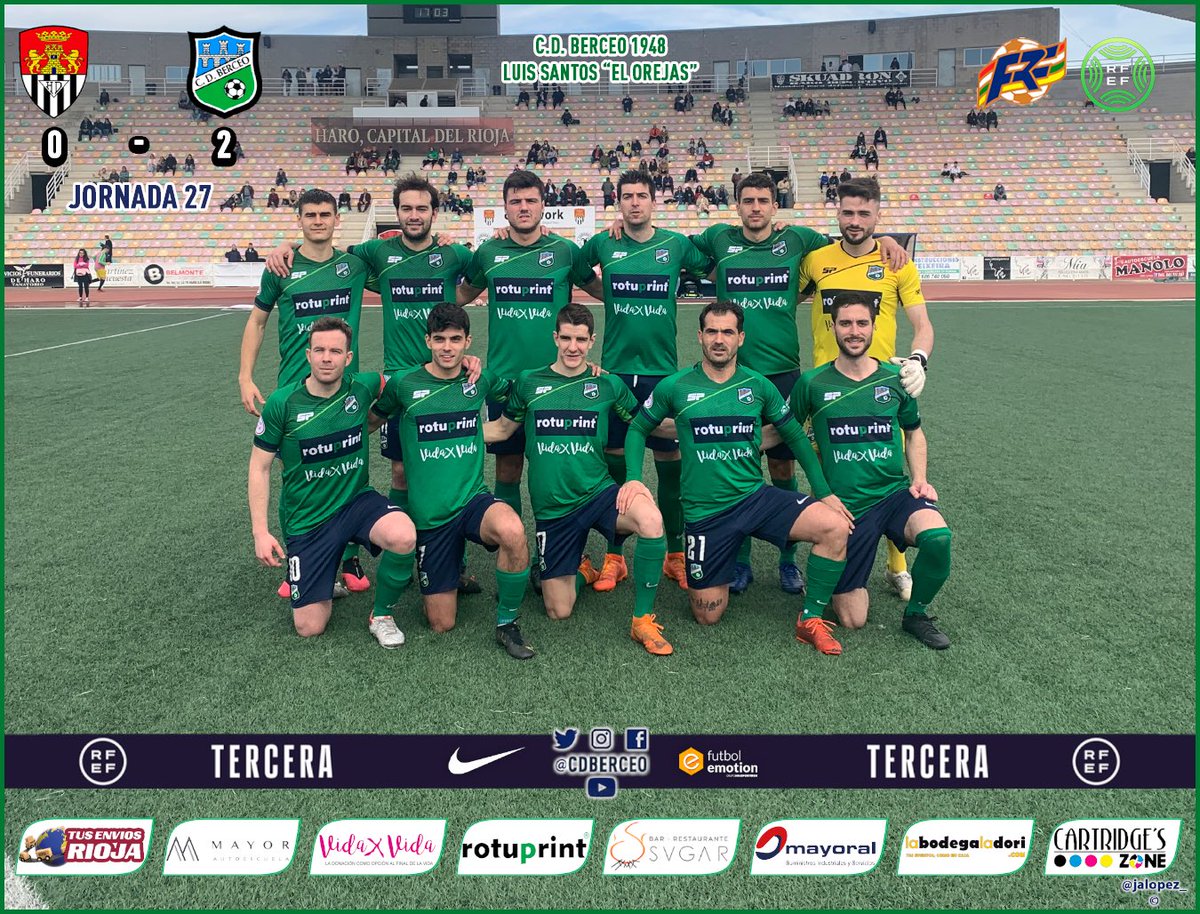 cdberceo's tweet photo. 🏆 TERCERA RFEF 🏆 G. XVI - J.27 🏆

🔚 @HaroDeportivo 0 - 2 @CDBerceo 

🎙 Enorme victoria en un escenario como El Mazo. Paradones de @KevinAlonso19  y GOLAZO de @dvigueram , penalti de @ruben11p para llevarnoss +3💚💚💚

💚💙VAMOS BERCEO💚💙 https://t.co/yhs9MRKGyy