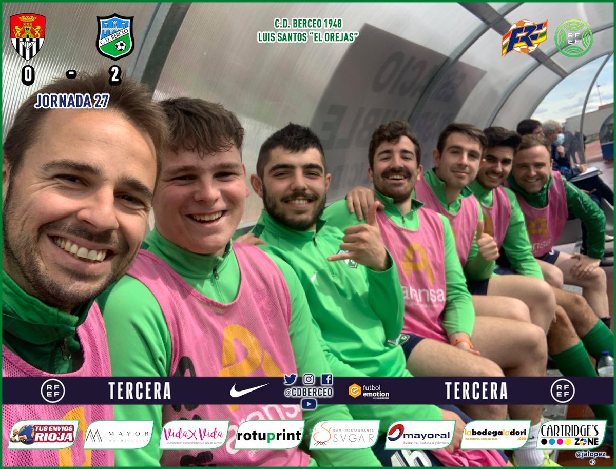 cdberceo's tweet photo. 🏆 TERCERA RFEF 🏆 G. XVI - J.27 🏆

🔚 @HaroDeportivo 0 - 2 @CDBerceo 

🎙 Enorme victoria en un escenario como El Mazo. Paradones de @KevinAlonso19  y GOLAZO de @dvigueram , penalti de @ruben11p para llevarnoss +3💚💚💚

💚💙VAMOS BERCEO💚💙 https://t.co/yhs9MRKGyy