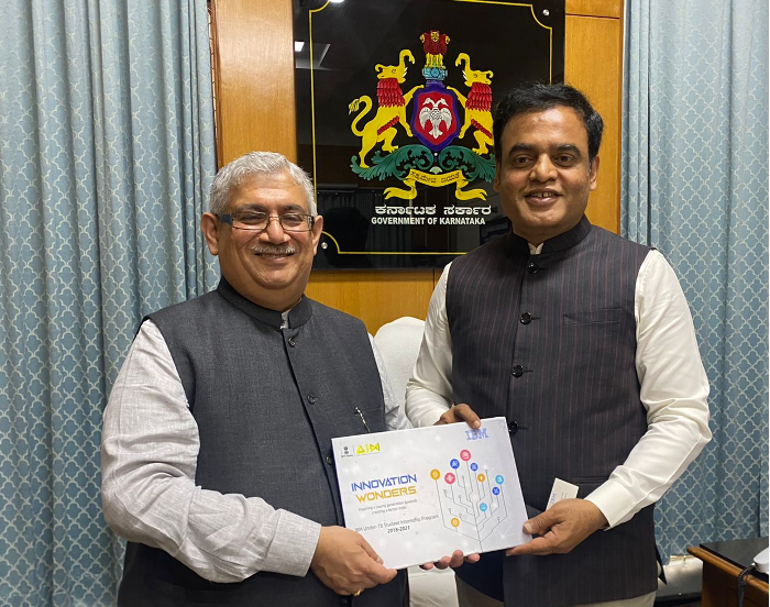 Sandip Patel (@sandippatel_in) on Twitter photo It was great to meet Hon'ble <a href="/drashwathcn/">Dr. C.N. Ashwath Narayan</a> today. We shared <a href="/ibm_in/">IBM India</a> focus on skilling, CSR commitment & expansion in Karnataka. Glad to hear his views on IBM and how we can collaborate with the govt in areas like education, skilling & #cybersecurity.
<a href="/burtonpp/">Paul Burton</a> <a href="/PIB_India/">PIB India</a> It was great to meet Hon'ble <a href="/drashwathcn/">Dr. C.N. Ashwath Narayan</a> today. We shared <a href="/ibm_in/">IBM India</a> focus on skilling, CSR commitment & expansion in Karnataka. Glad to hear his views on IBM and how we can collaborate with the govt in areas like education, skilling & #cybersecurity.
<a href="/burtonpp/">Paul Burton</a> <a href="/PIB_India/">PIB India</a>