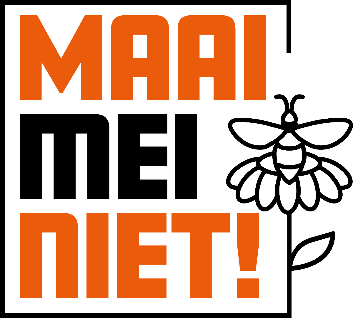 Als we zo doorgaan, blijven er geen insecten meer over. Daarom introduceren Bijenstichting, Flora van Nederland en #Steenbreek  een campagne in mei, om tuineigenaren en gemeenten ertoe te bewegen minder en anders te gaan maaien: #MaaiMeiNiet. steenbreek.nl/maai-mei-niet-…