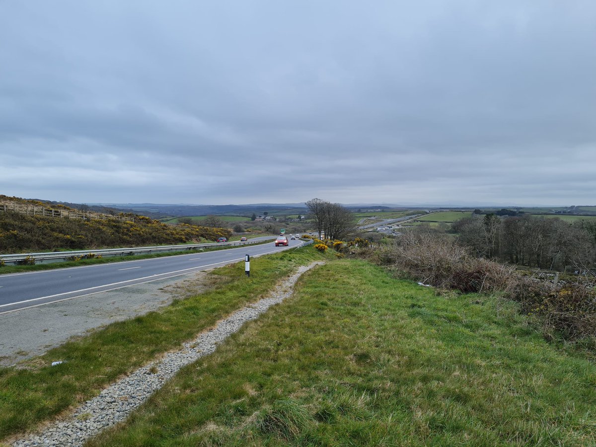 I spent a few hours #cycling on the A30. I felt exposed and in danger.  There is no cycle path and cyclists have to share a carriageway with fast traffic, including juggernauts whose air turbulence is dangerous. Please can you fix this @HighwaysEngland?