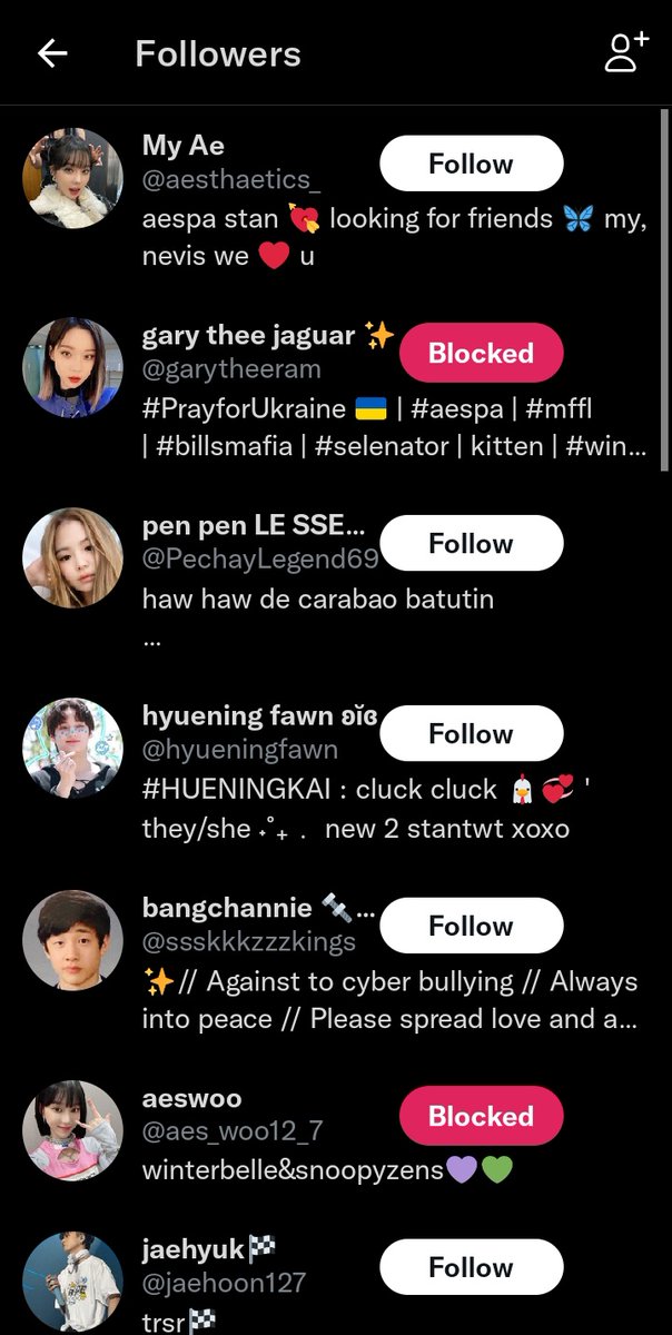 aespa_protect's tweet photo. 🚨 URGENT 🚨

-this troll acc using NN as pfp &amp; setting up aespa

https://t.co/X7wW1UPZ2w

Report as:
1. Engaging in Targetted Harassment
2. H@teful Content
3. Spam >> fake acc

T/N: all their followers are set up accs, including those we reported before. Pls report them too! https://t.co/txLa3aqWob
