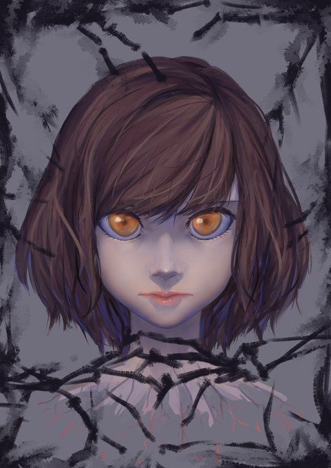 サクカ用に描いたイラスト
こういう絵柄を描いてみたい憧れがあってやってみたんですが、何をどうしたらいいのかさっぱり分からず試行錯誤しまくってハラハラドキドキでした… 